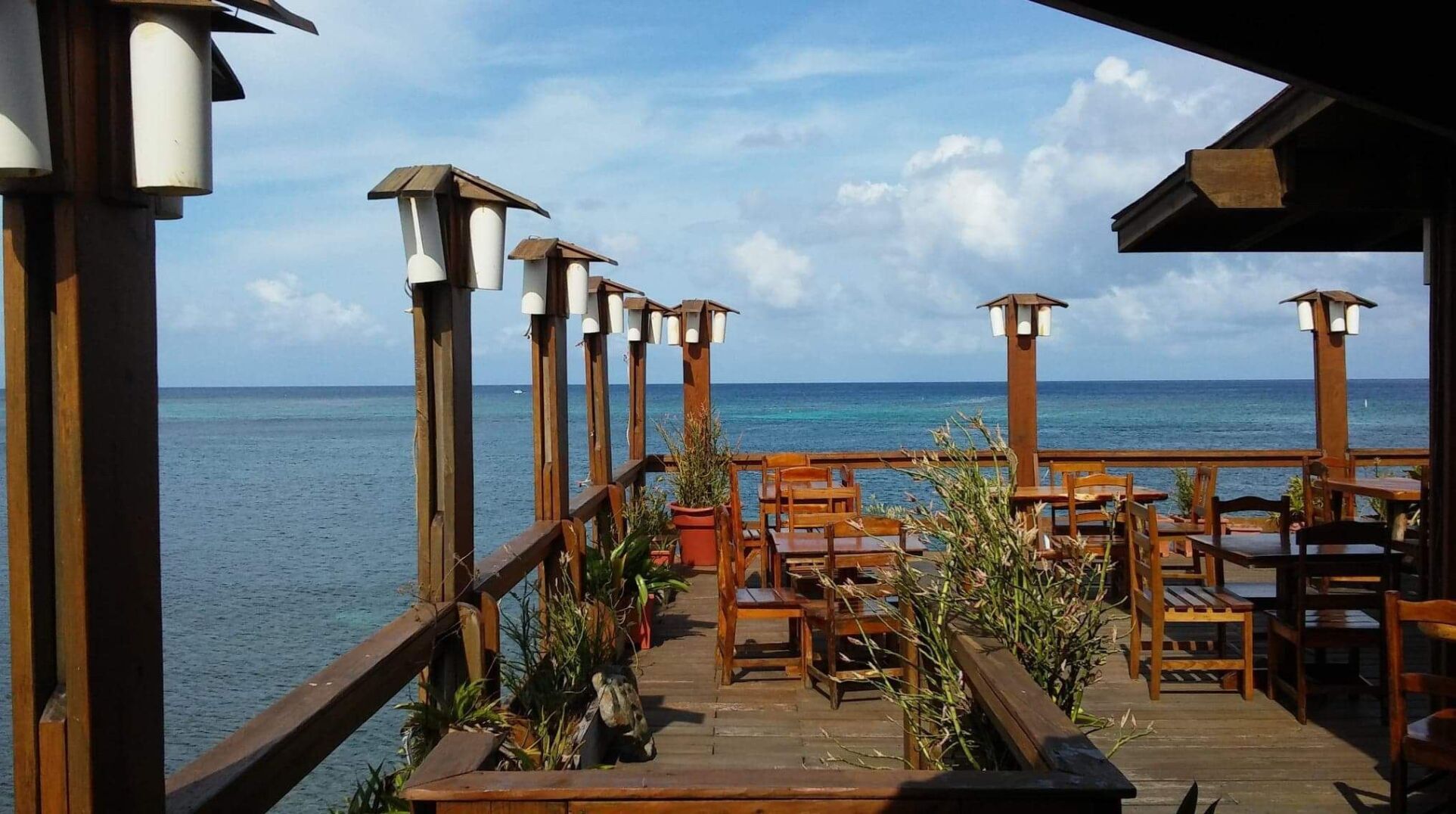 View in Honduras while enjoying lunch